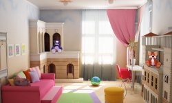 Интерьер детской спальни – идеи 2018