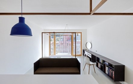 Интерьер квартиры-студии в Праге