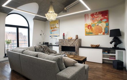 Квартира в стиле лофт от Натальи Максименко