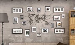 Как украсить стены квартиры фотографиями