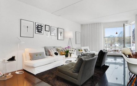 Яркая 2-комнатная квартира в скандинавском стиле