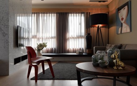 Дизайн интерьера квартиры в Тайване