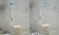 Необычный стул-лампа Lambent Chair от Glen Lewis-Steele