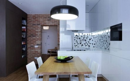 Стильная квартира-студия в Киеве от Lugerin Architects