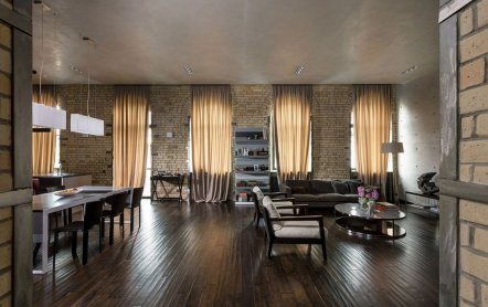 Подольский лофт от дизайнера Сергея Махно в Украине