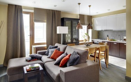 Уютная квартира в Москве от студии Однушечка