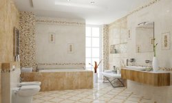 Бежевая ванная комната: особенности дизайна