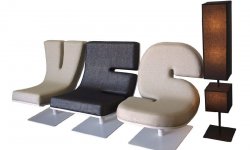 Коллекция мебели в виде букв и цифр от студии TABISSO