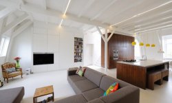 Современный дизайн небольшой квартиры в Амстердаме