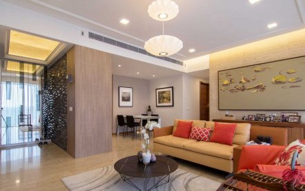 Функциональный интерьер квартиры в Сингапуре