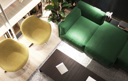 Мужской интерьер квартиры в Одессе