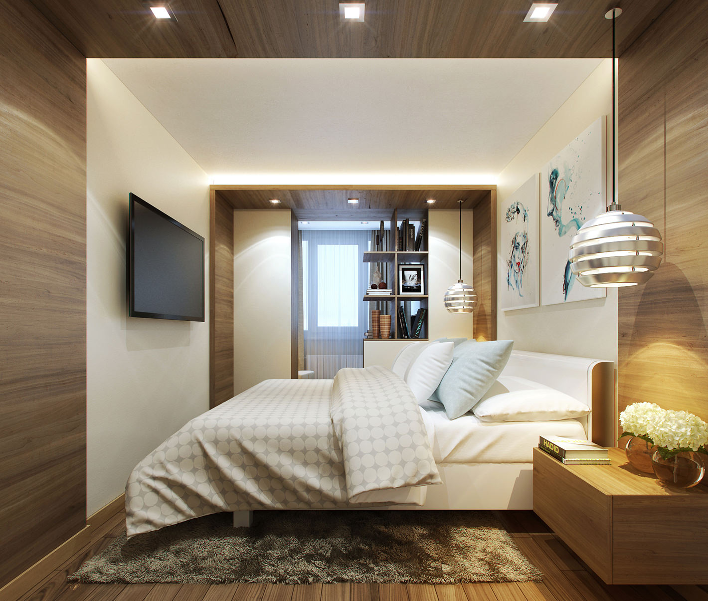Дизайн для комнаты, объединенной с лоджией3