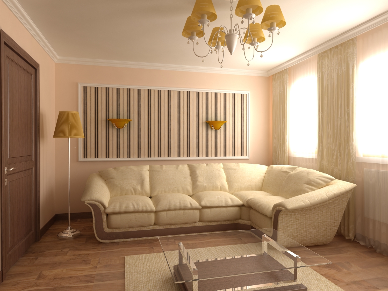 Правила расстановки мебели в маленькой гостиной_4