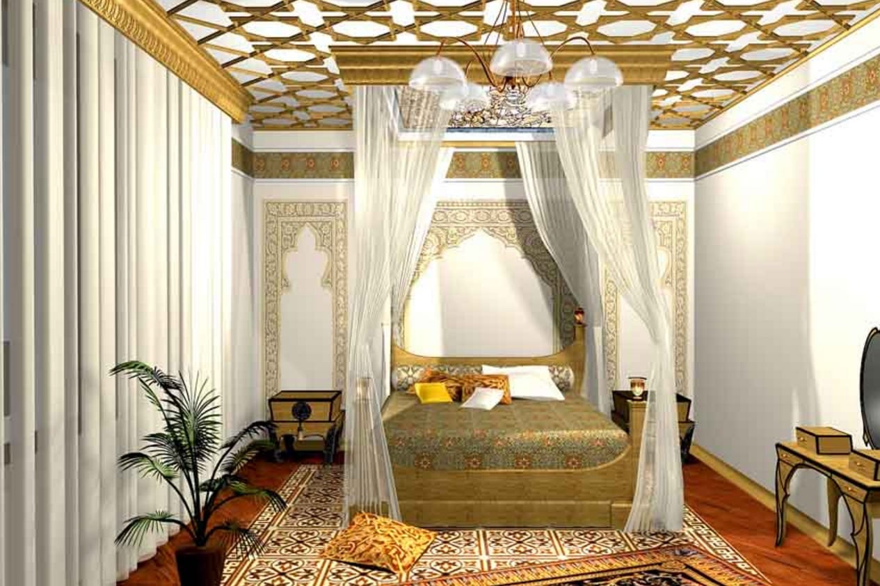 Дизайн интерьера в арабском стиле.