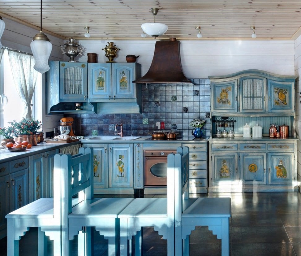 Кухня в русском стиле